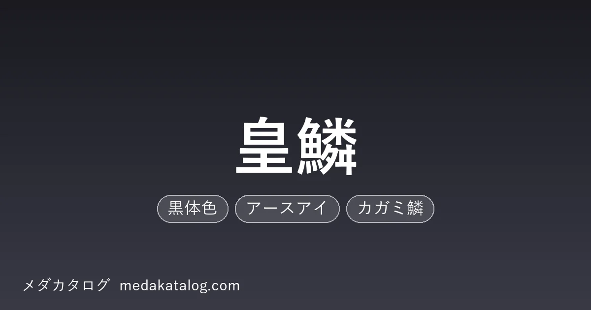 皇鱗のアイキャッチ画像