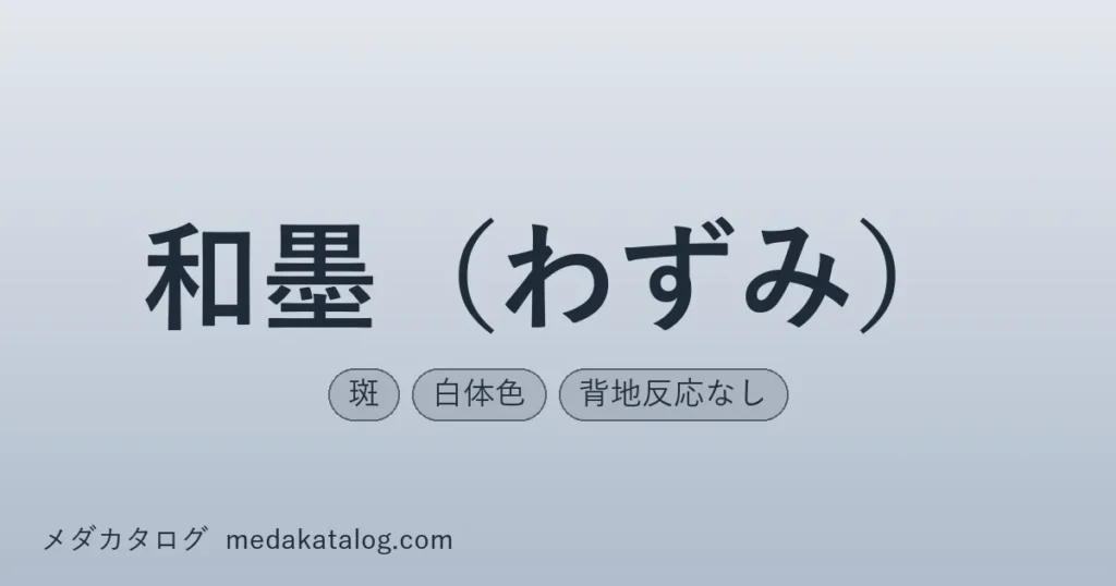 和墨（わずみ）とはのアイキャッチ画像